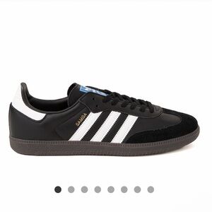 Adidas Samba originals Black and White/ gum-unisex